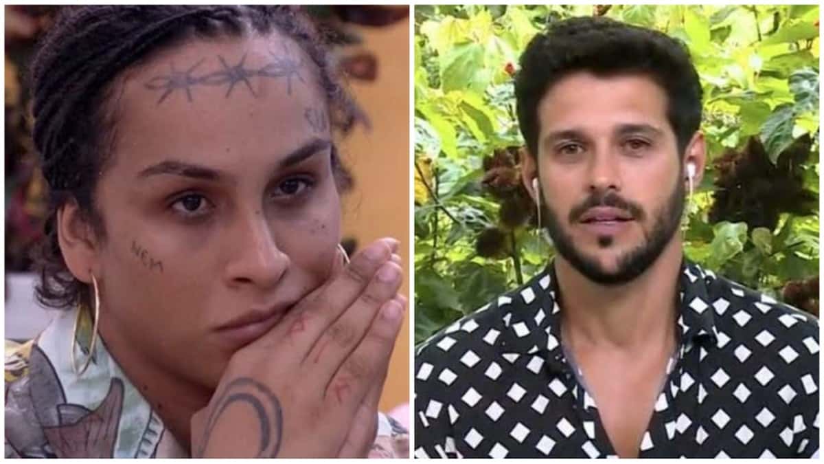 BBB22: Sem saber de acidente, Lina pede ajuda de Rodrigo Mussi (Reprodução)