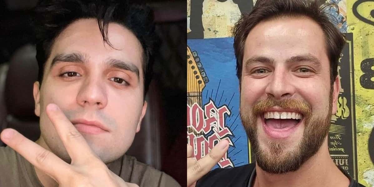 Luan Santana e Gustavo do BBB22 (Foto: Reprodução / Instagram)