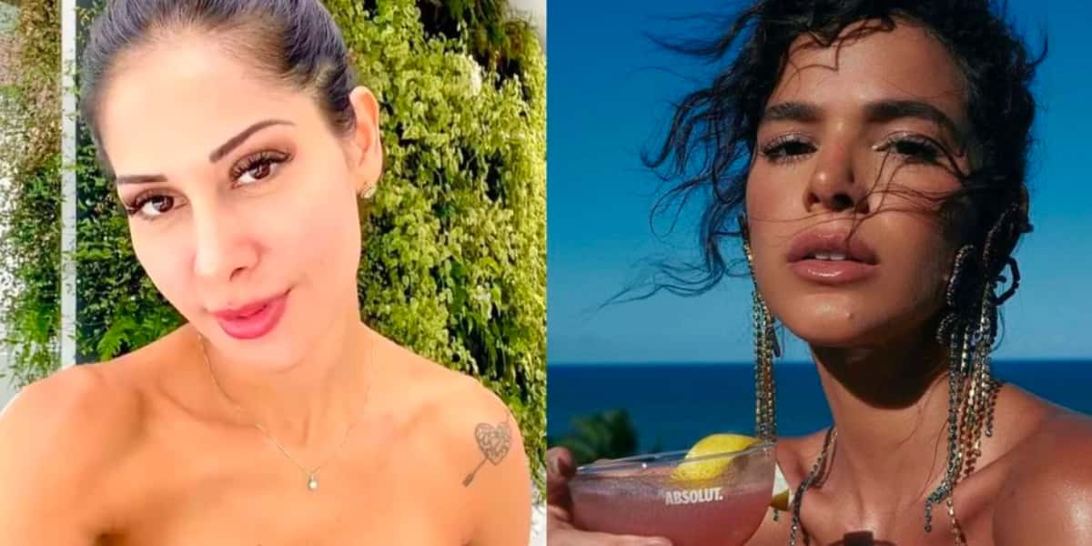 Maíra Cardi e Bruna Marquezine em treta (Foto: Reprodução)