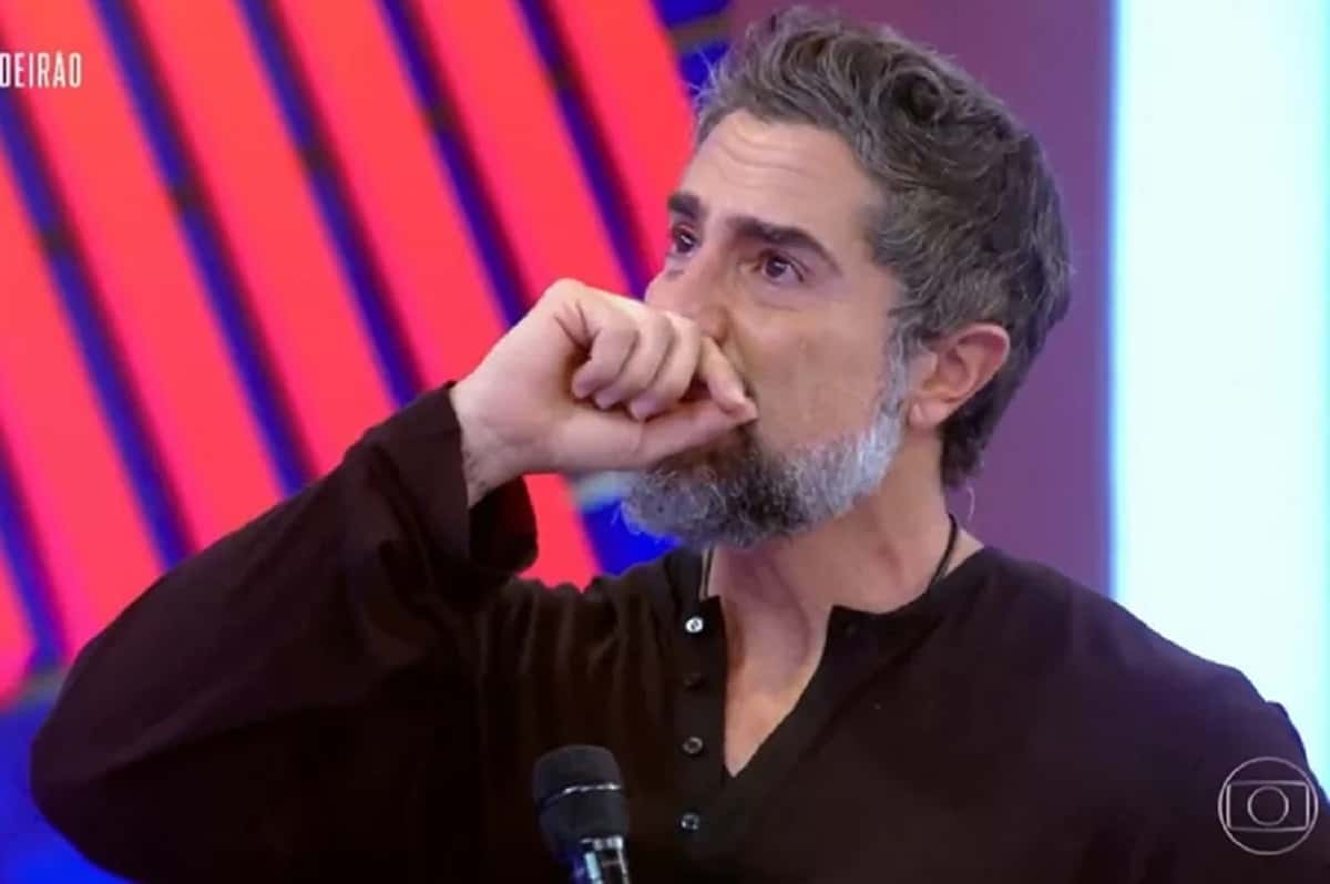 Marcos Mion se emocionou ao relembrar perda do irmão na Globo- Foto: Reprodução