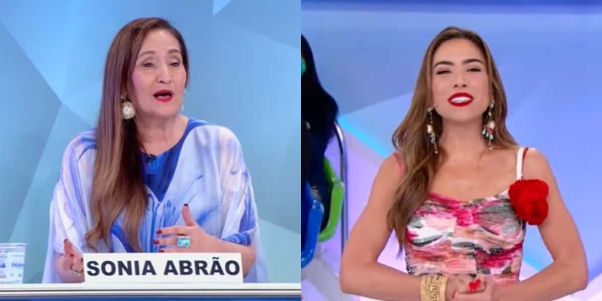 Patrícia Abravanel recebe Sonia Abrão (Foto: Reprodução)