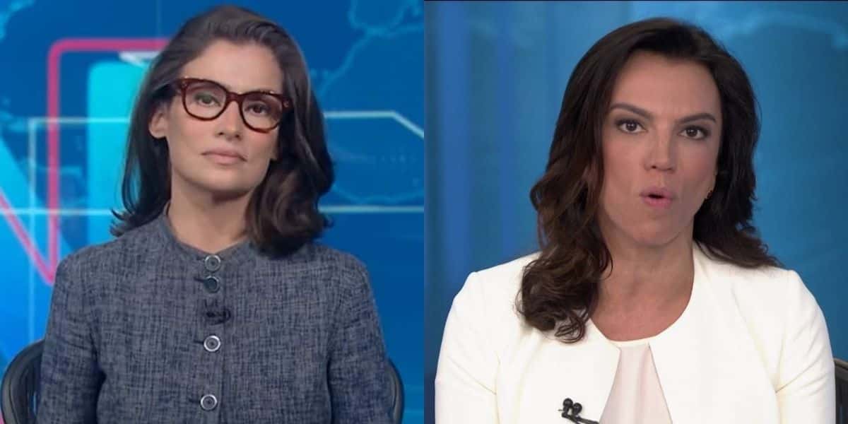 Renata Vasconcellos e Ana Paula Araújo (Montagem: TV Foco)
