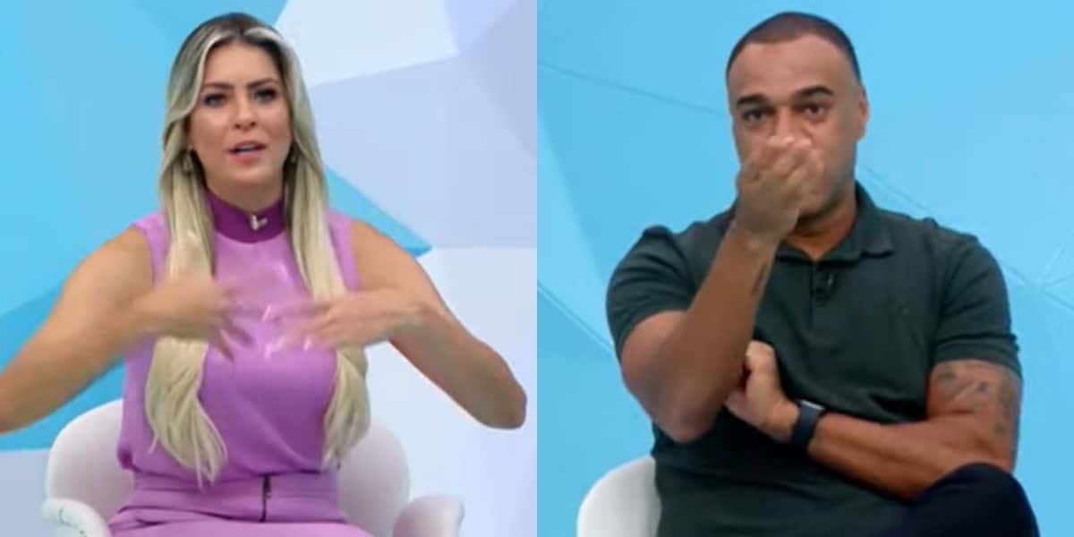 Renata Fan e Denílson (Montagem: TV Foco)