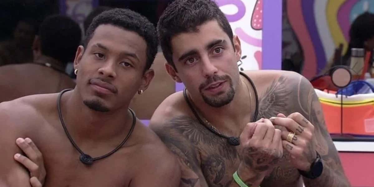 BBB22: Paulo André e Pedro Scooby viram a casaca e preferem o Lollipop (Foto: Reprodução)
