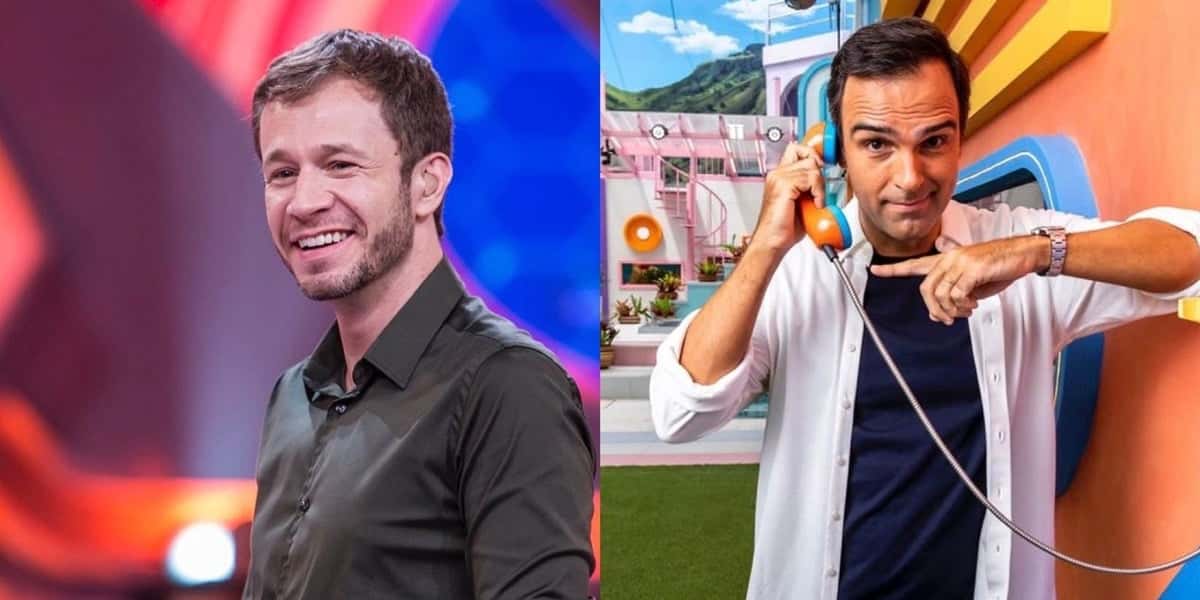 Tiago Leifert e Tadeu Schmidt (Foto: Reprodução)