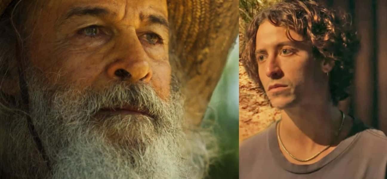 Jove será salvo da morte pelo Velho do Rio em "Pantanal" (Reprodução / Globo)