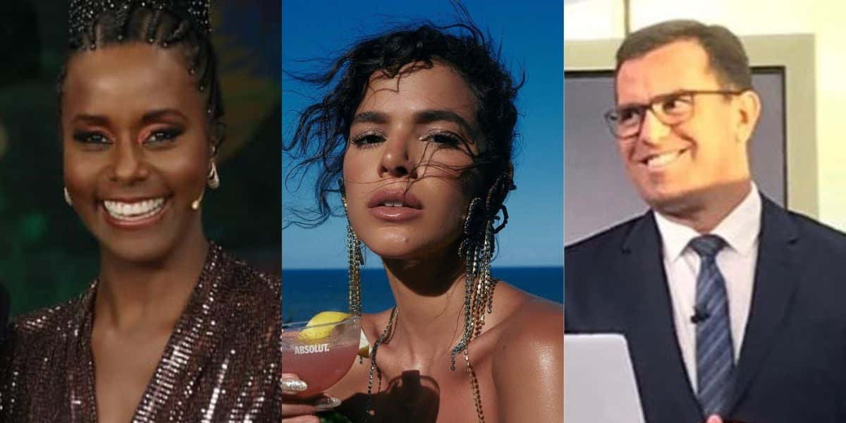 Maju Coutinho, Bruna Marquezine e Rodrigo Bocardi (Reprodução)