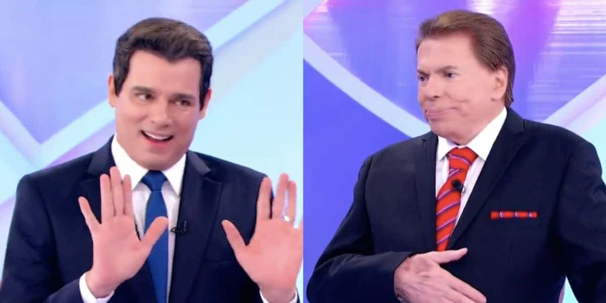 Celso Portiolli e Silvio Santos (Reprodução)