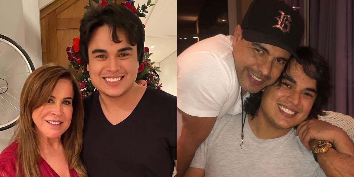 Zilu, Igor Camargo e Zezé Di Camargo (Reprodução)