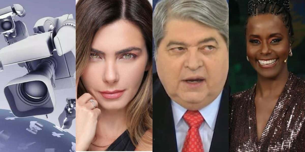 Plantão da Globo, Leticia Wiermann, Datena e Maju Coutinho (Reprodução)