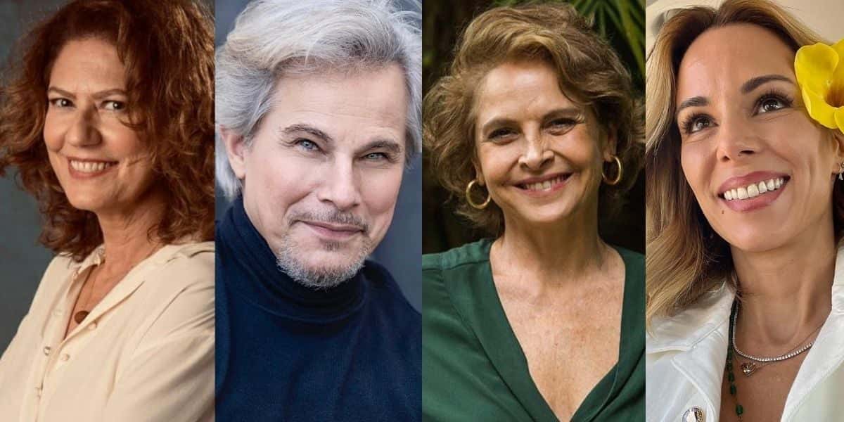 Patrícia Pillar, Edson Celulari, Drica Moraes e Ana Furtado: artistas descobrem câncer e lutam contra morte (Reprodução)