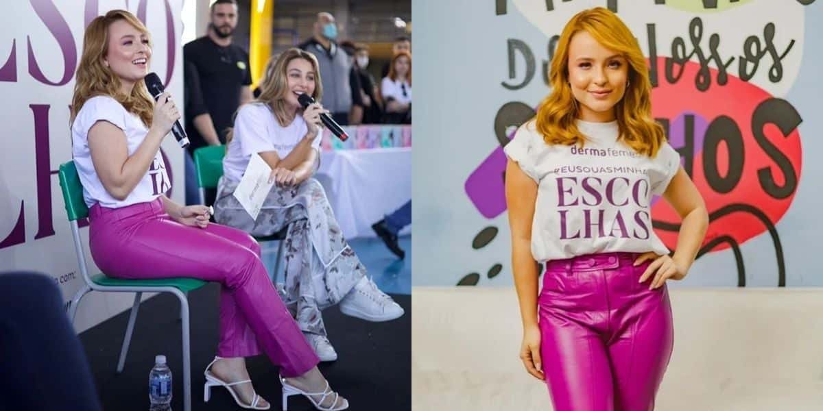 Larissa Manoela participou de ação da cimed em São Paulo (Reprodução)