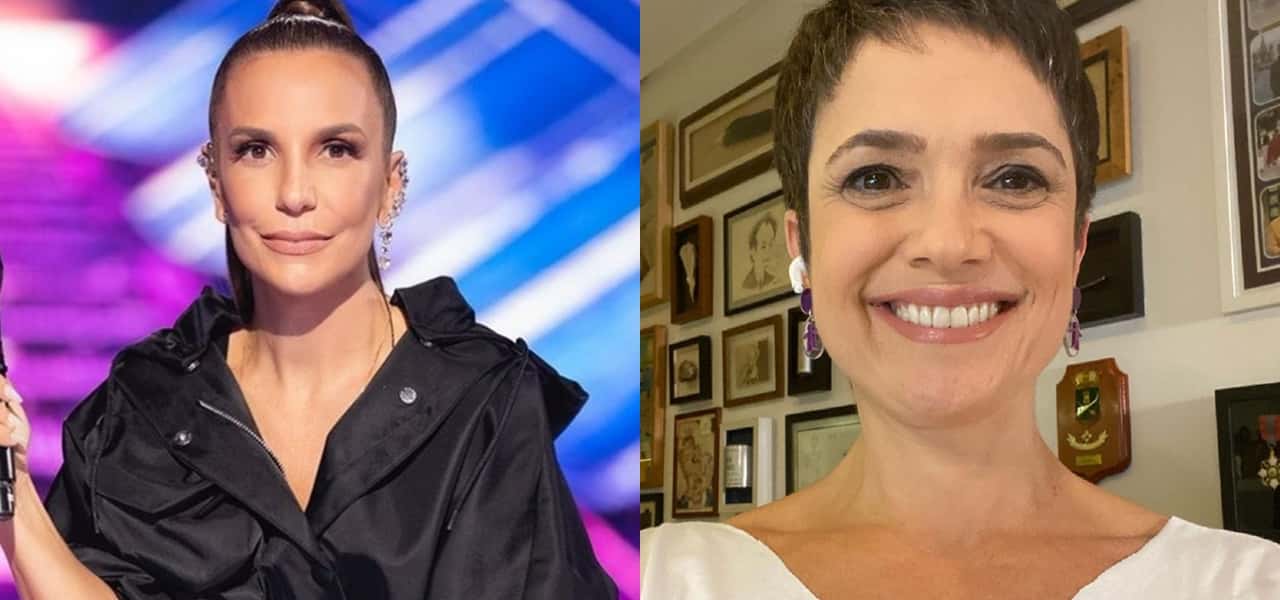Sandra Annenberg e Ivete Sangalo- Foto: Montagem/TV Foco
