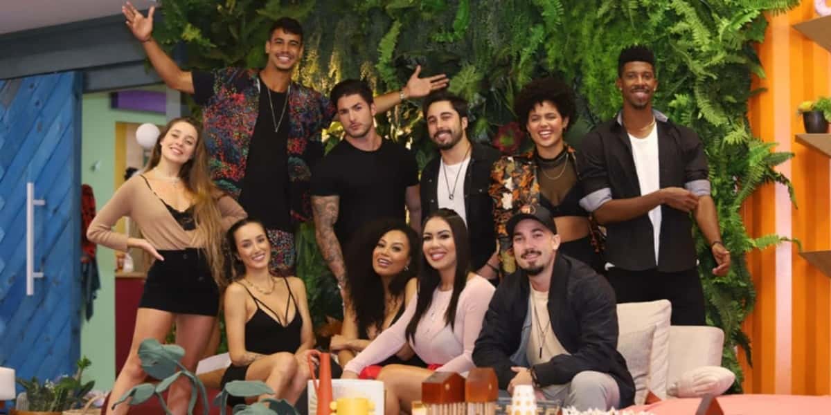 Parte dos participantes do Túnel do Amor (Foto: Reprodução)