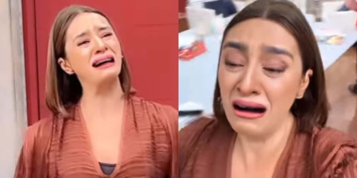Catia Fonseca aos prantos (Montagem: TV Foco)