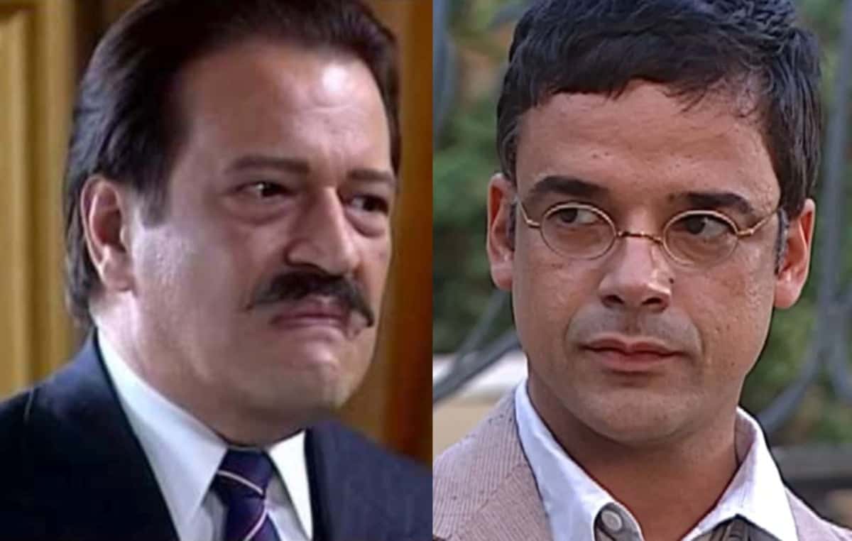 Batista (Luís Mello) continuará sendo contra o casamento de Bianca (Leandra Leal) com Edmundo (Ângelo Antônio) em "O Cravo e a Rosa" (Foto: Reprodução / Globo)