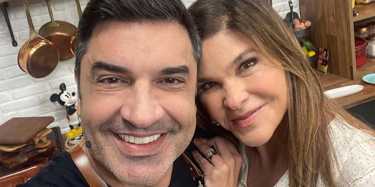 Edu Guedes e Cristiana Oliveira (Foto: Reprodução)