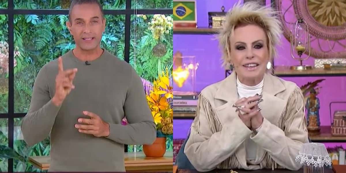 Fabrício Battaglini anunciou doença de Ana Maria Braga (Foto: Reprodução/TV Globo)