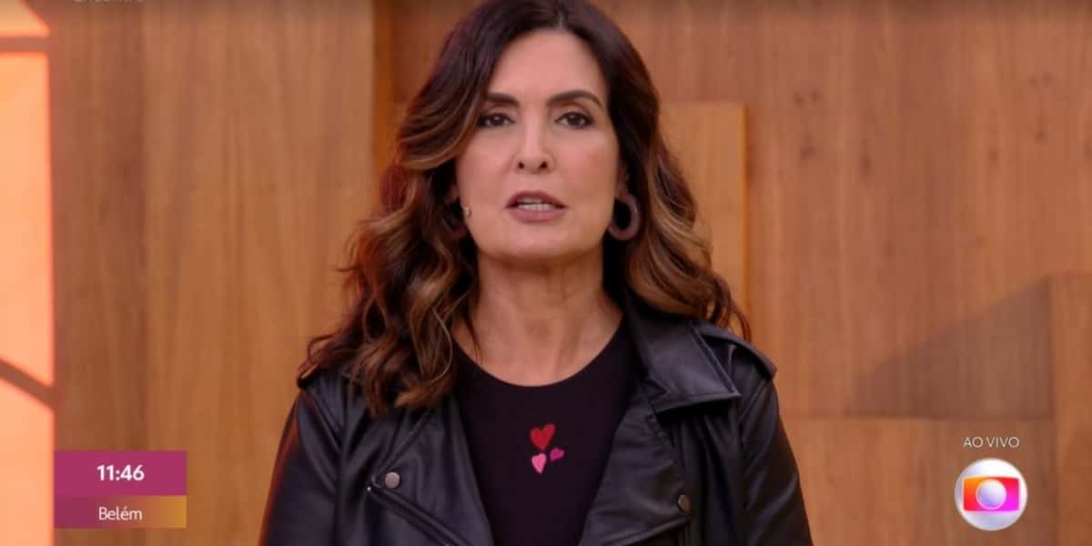 Fátima Bernardes no "Encontro" (Foto: Reprodução/TV Globo)