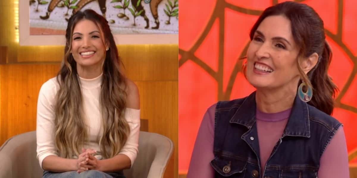 Patricia Poeta e Fátima Bernardes estão se desentendendo (Foto: Reprodução / TV Globo)