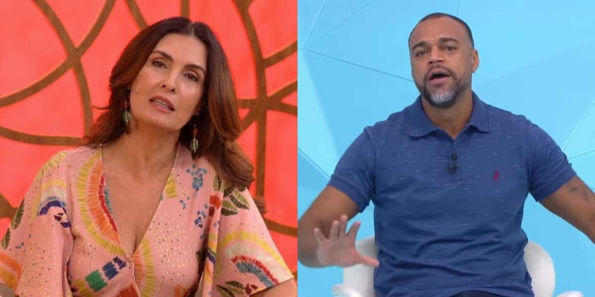 Fátima Bernardes e Denílson tiveram relação exposta (Foto: Reprodução)