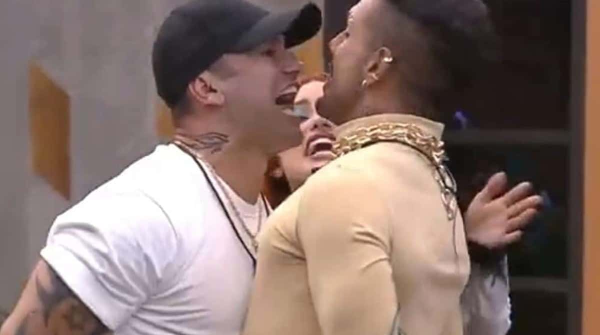 Mais uma briga feia entre Hadson Nery e Matheus Sampaio no "Power Couple Brasil" (Reprodução/ PlayPlus)