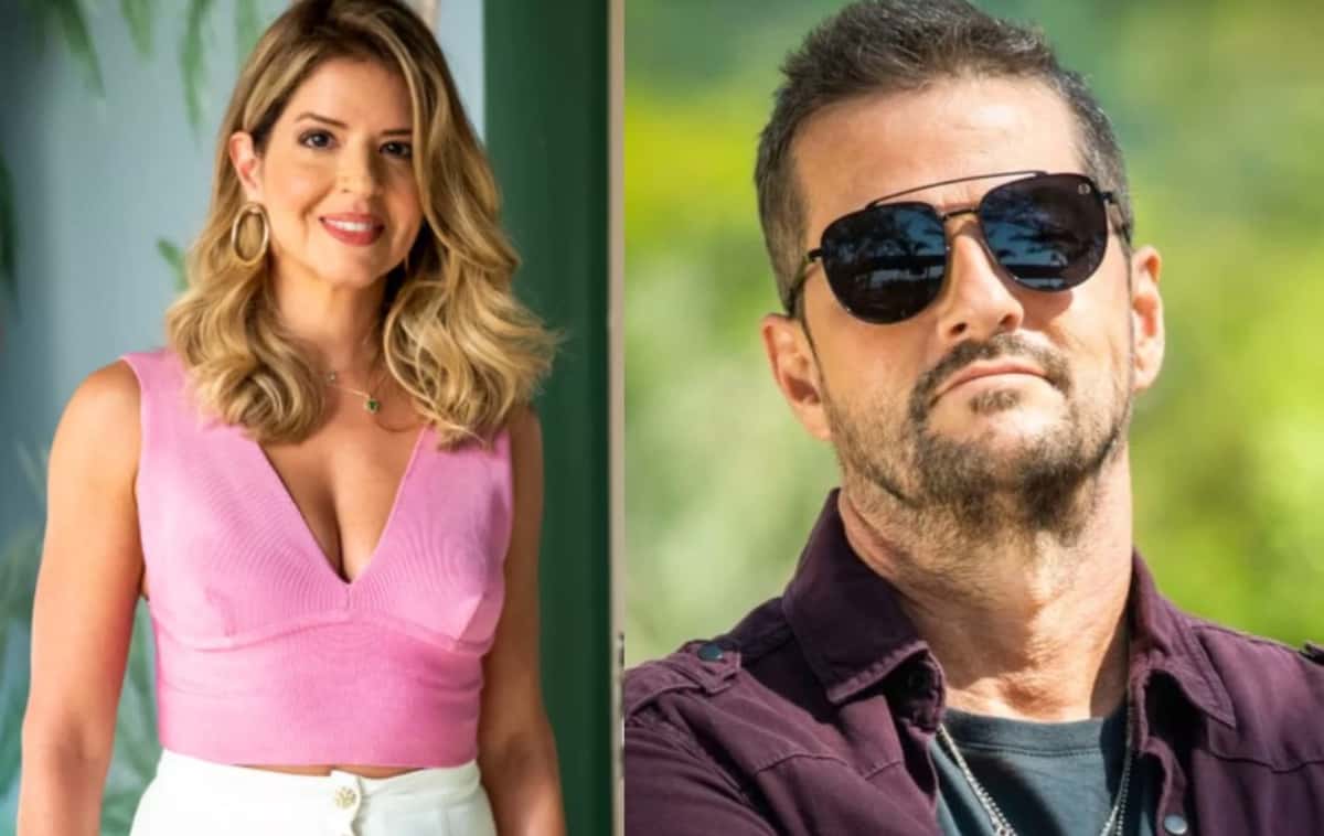 Em Cara e Coragem, Mariana Santos e Marcelo Serrado retomarão parceria, mas como rivais (Foto: Reprodução / Globo)