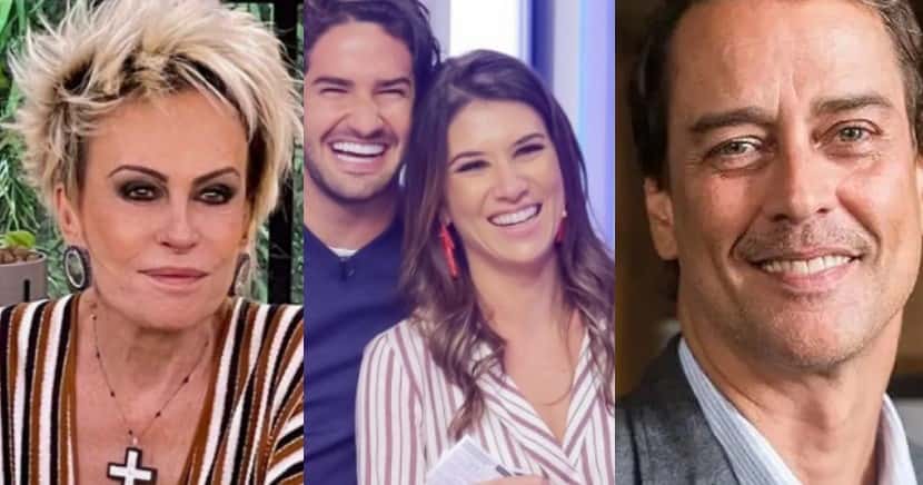 Ana Maria Braga, Rebeca Abravanel e Marcello Antony (Foto: Reprodução)