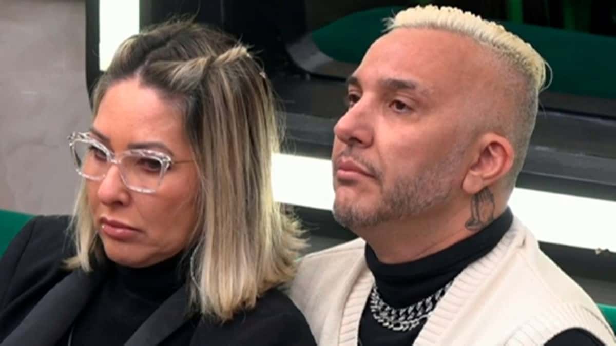 O casal Rogério e Baraonesa desistem do "Power Couple Brasil" (Reprodução/ PlayPlus)