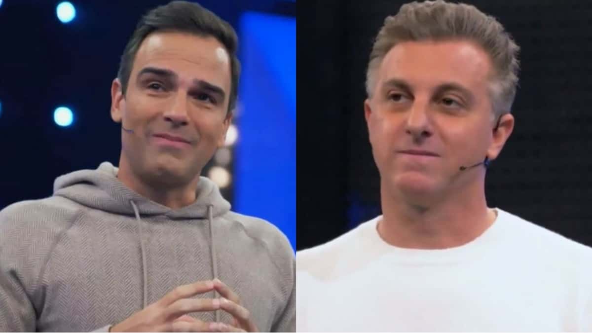 Tadeu Schmidt, comanda o BBB26, e Luciano Huck o Domingão (Reprodução/ Globo)