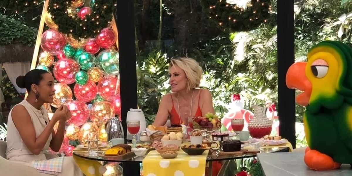 Tais Araújo e Ana Maria Braga no Mais Você (Foto: Divulgação / TV Globo)