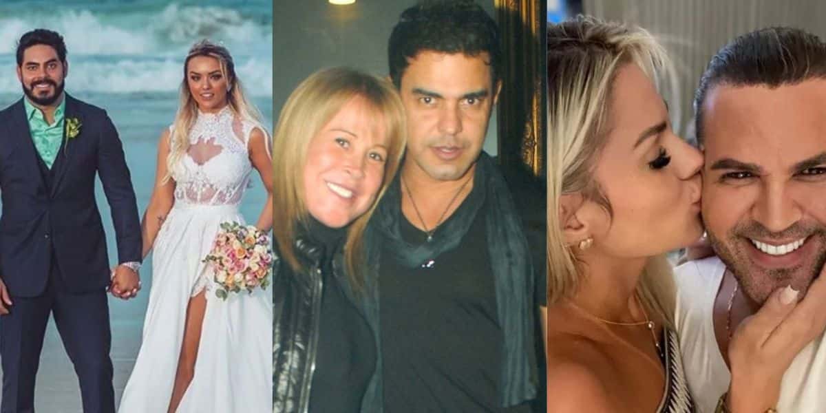 Zezé Di Camargo, Rodolffo e Eduardo Costa se envolveram em polêmicas traições