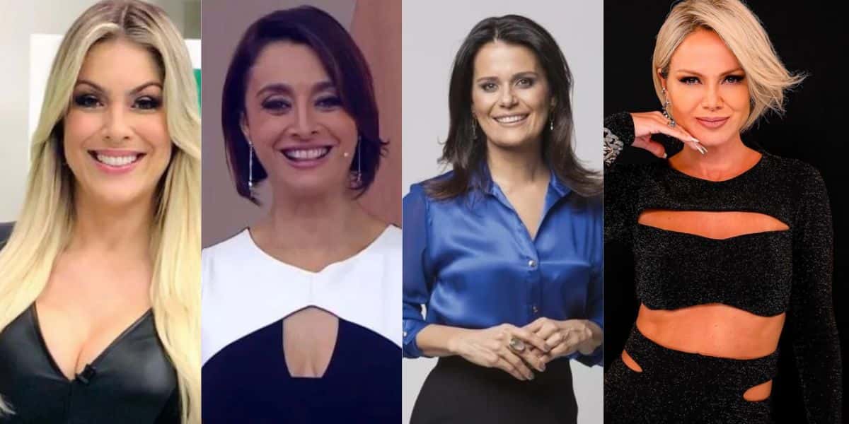 Eliana, Adriana Araújo, Renata Fan e Catia Fonseca