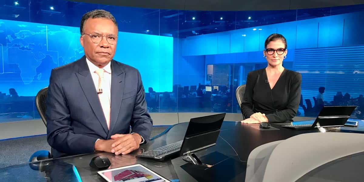 Heraldo Pereira e Renata Vasconcellos (Foto: Divulgação / TV Globo)