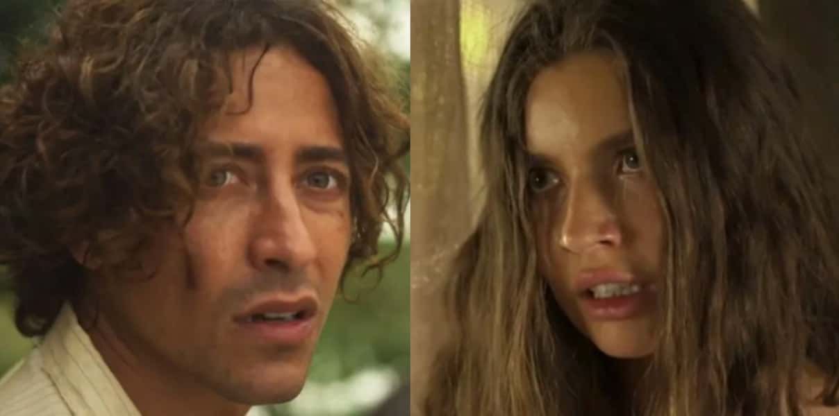 Não é de hoje que a paixão avassaladora de Juma (Alanis Guillen) e Jove (Jesuíta Barbosa) esfriou em "Pantanal" (Foto: Reprodução / Globo)