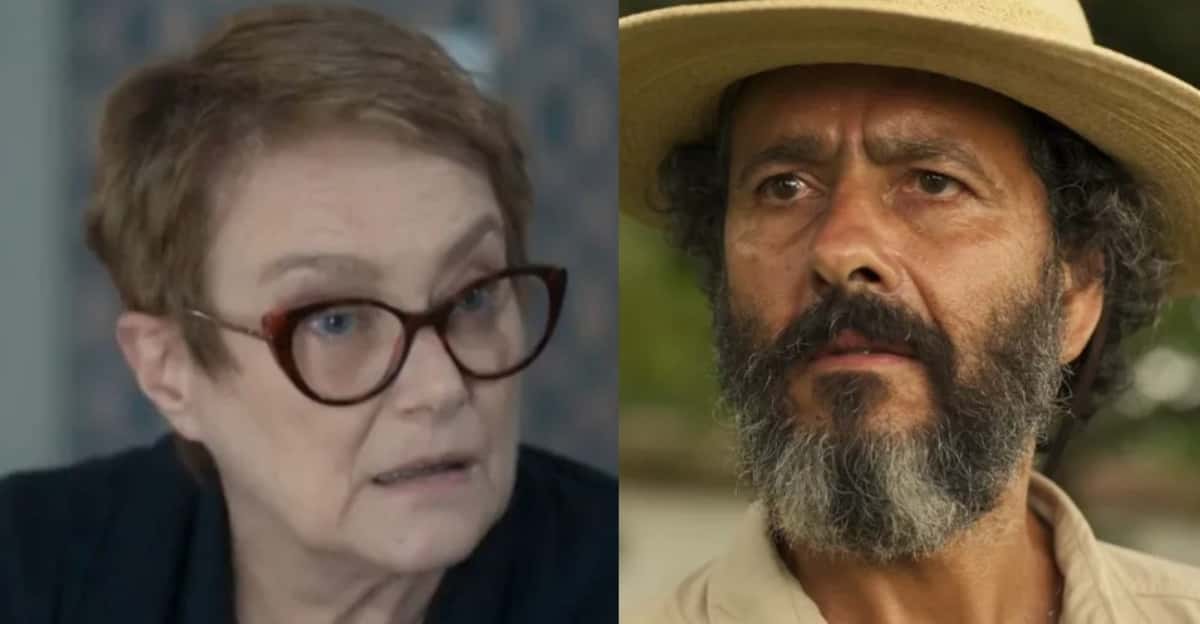 Mariana (Selma Egrei) pedirá abrigo a José Leôncio (Marcos Palmeira) em Pantanal (Foto: Reprodução / Globo)