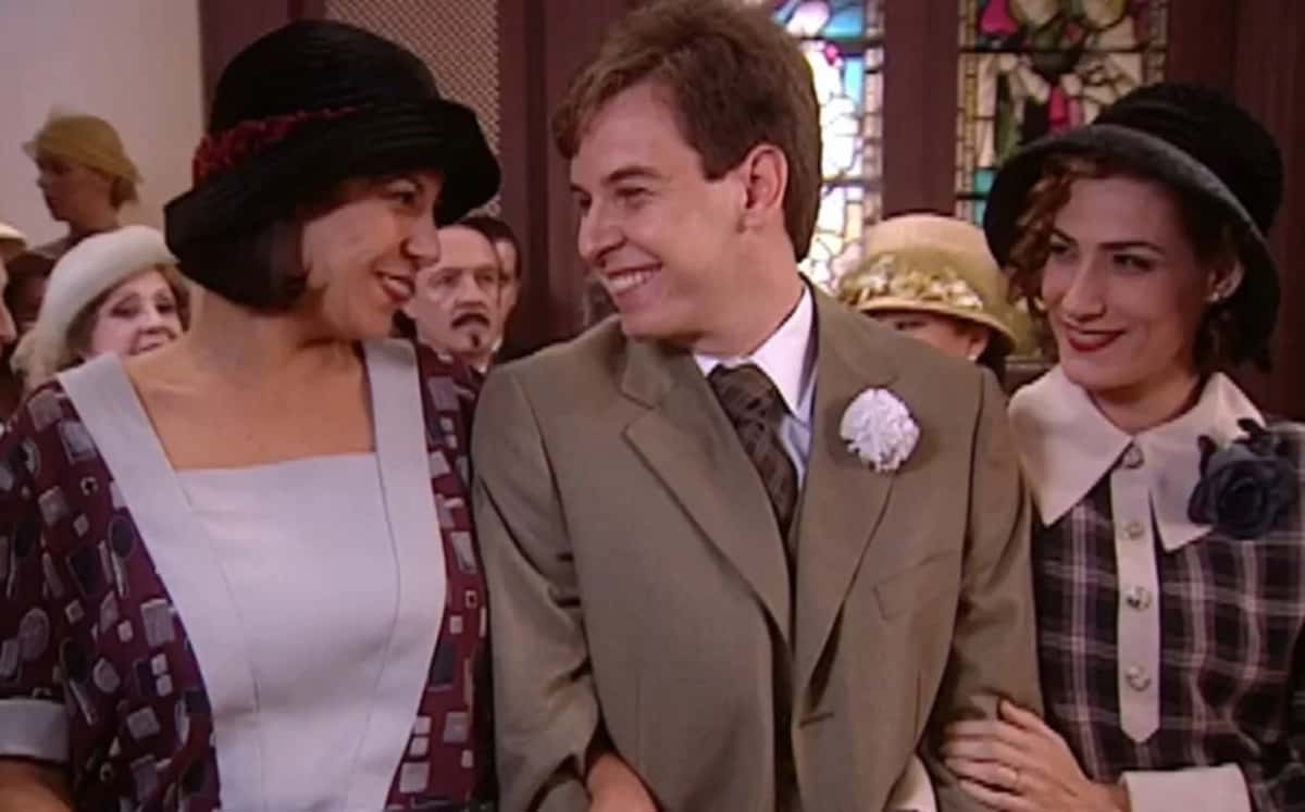 Mudinho, Fábio (Carlos Evelyn) ficará com quem no final de "O Cravo e a Rosa?" Lourdes ou Bárbara? (Reprodução / Globo)