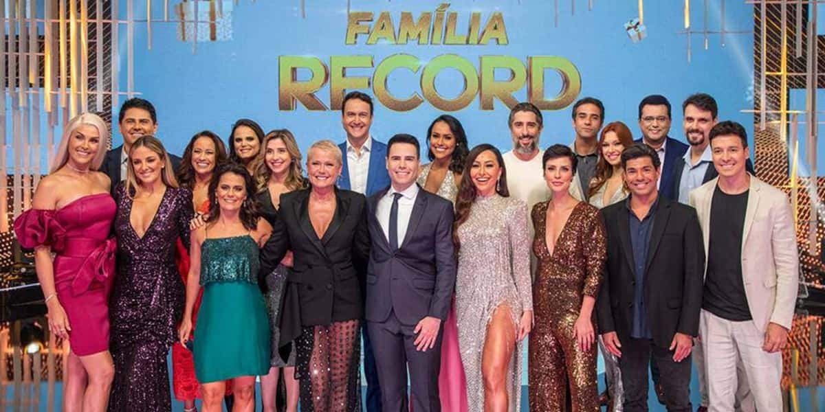 O antigo elenco da Record (Foto: Reprodução)