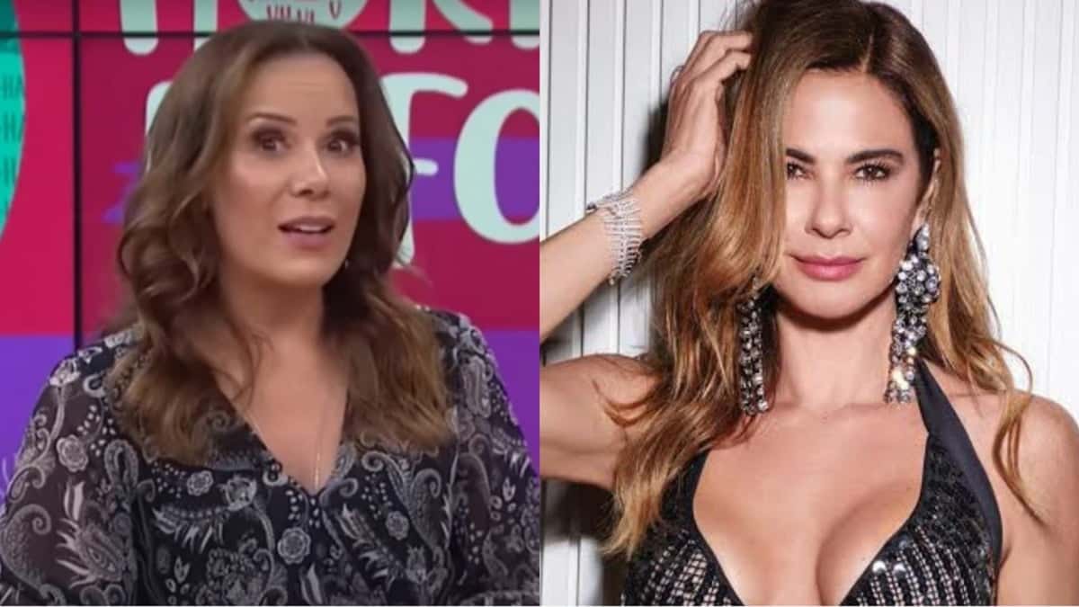 Regina Volpato comete gafe e pede desculpas ao vivo para Luciana Gimenez (Reprodução)