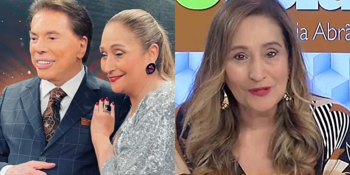 Sonia Abrão com Silvio Santos e no A Tarde é Sua (Montagem: TV Foco)