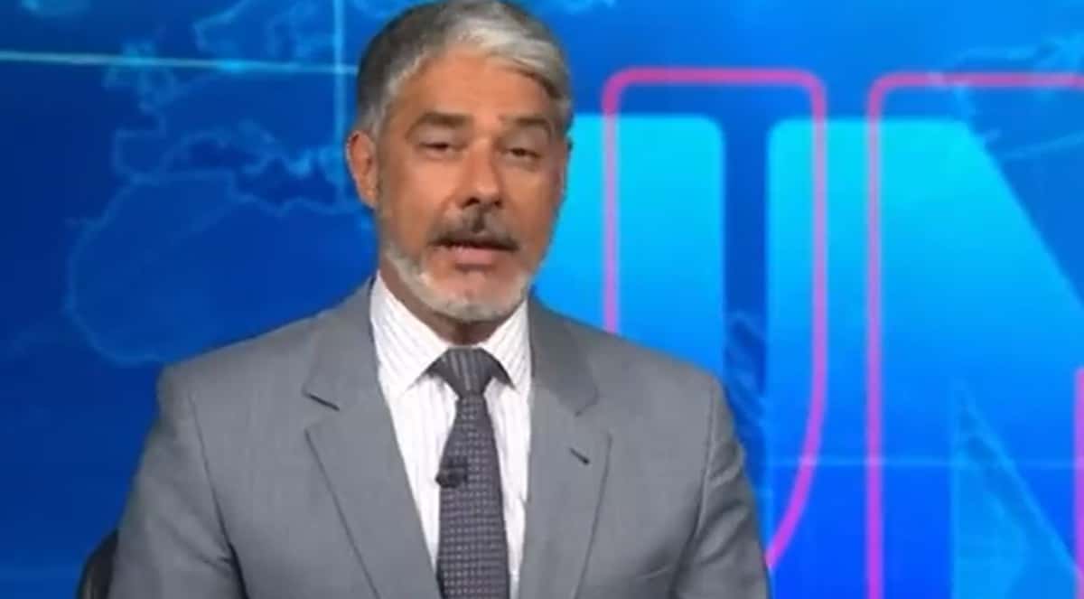William Bonner no Jornal Nacional (Reprodução/ Globo)
