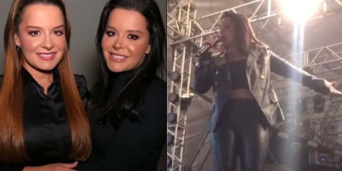 Maraísa se irrita com o público, solta o verbo em cima do palco - Reprodução