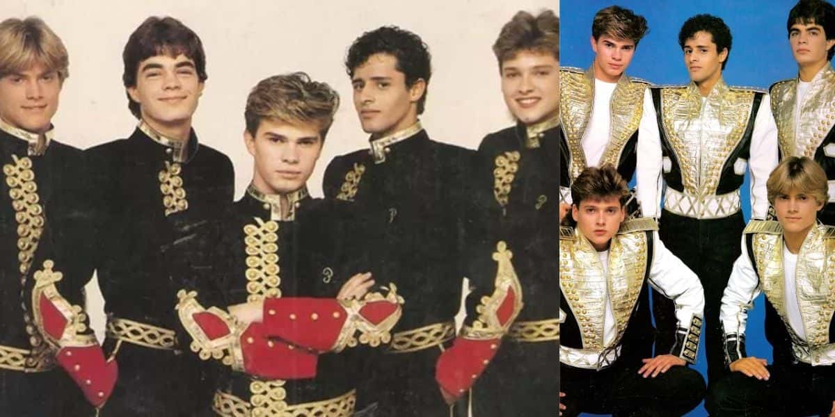 Os paquitos no programa 'Xou da Xuxa' (Reprodução: Montagem TV Foco)