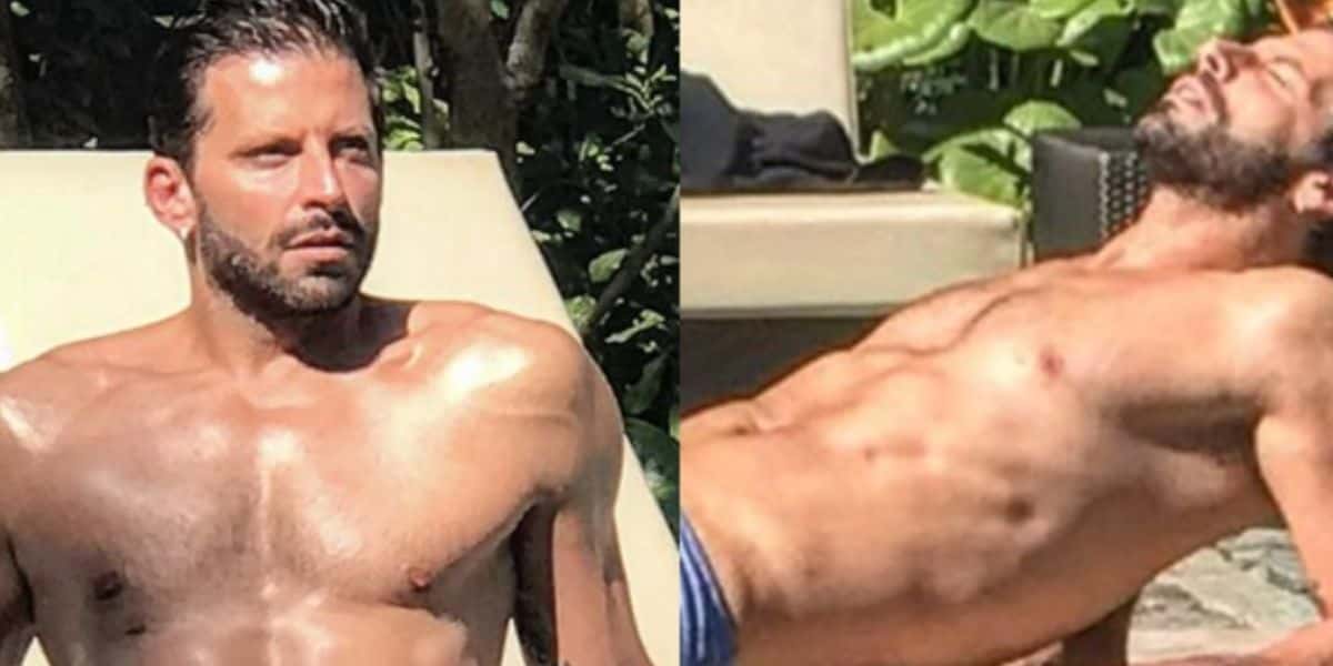 Após apanhar e ficar desfigurado, Henri Castelli dá a volta por cima, atola sunga e escandaliza com volume (Foto: Instagram)