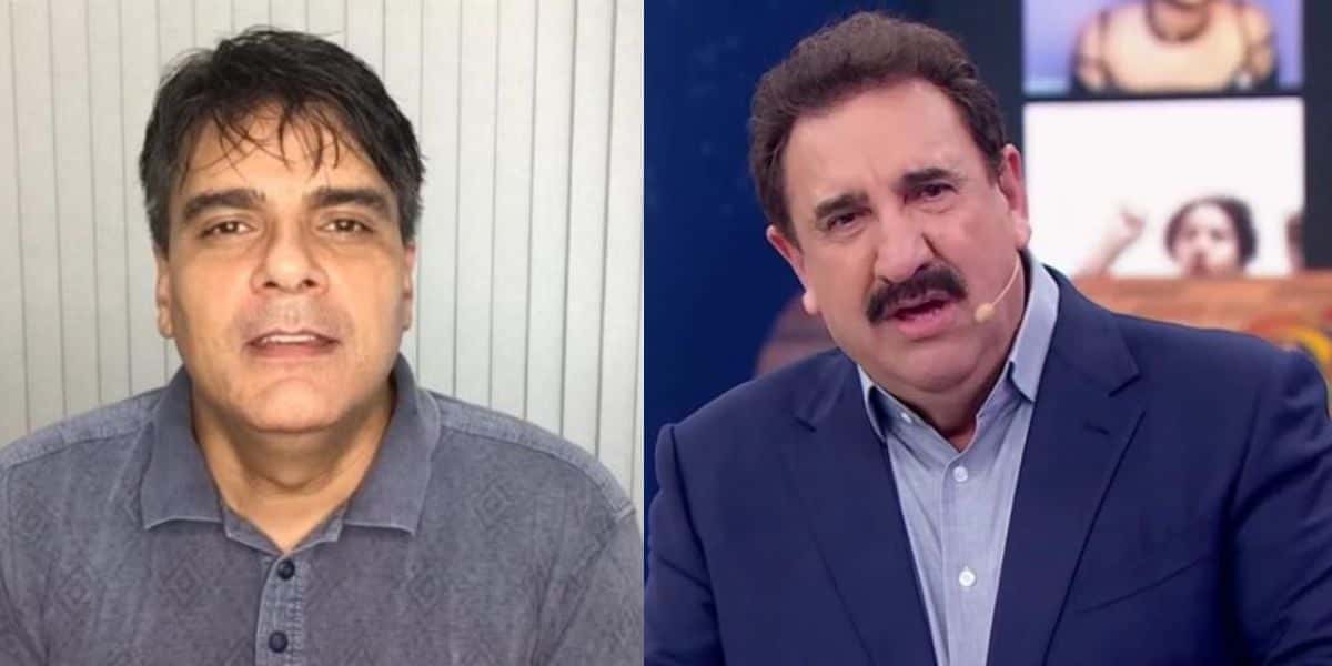 Guilherme de Pádua e Ratinho (Reprodução: Montagem TV Foco)