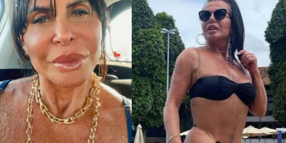 Gretchen se irrita após criticas a corpo peludo e detona seguidora: "Infeliz e recalcada" (Foto: Reprodução)
