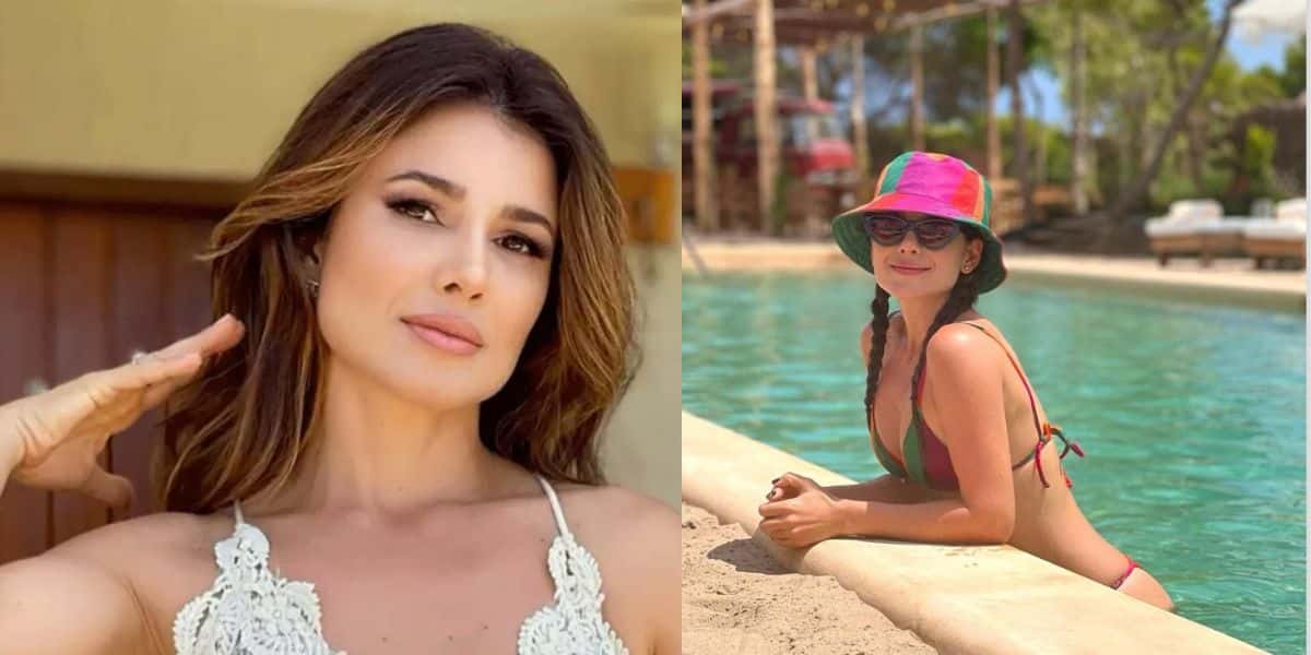 Paula Fernandes em férias na Espanha (Reprodução: Montagem TV Foco)