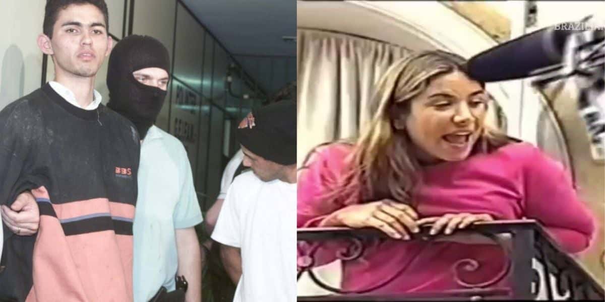 sequestradores de Patrícia Abravanel em 2001 (Reproddução: Montagem TV Foco)