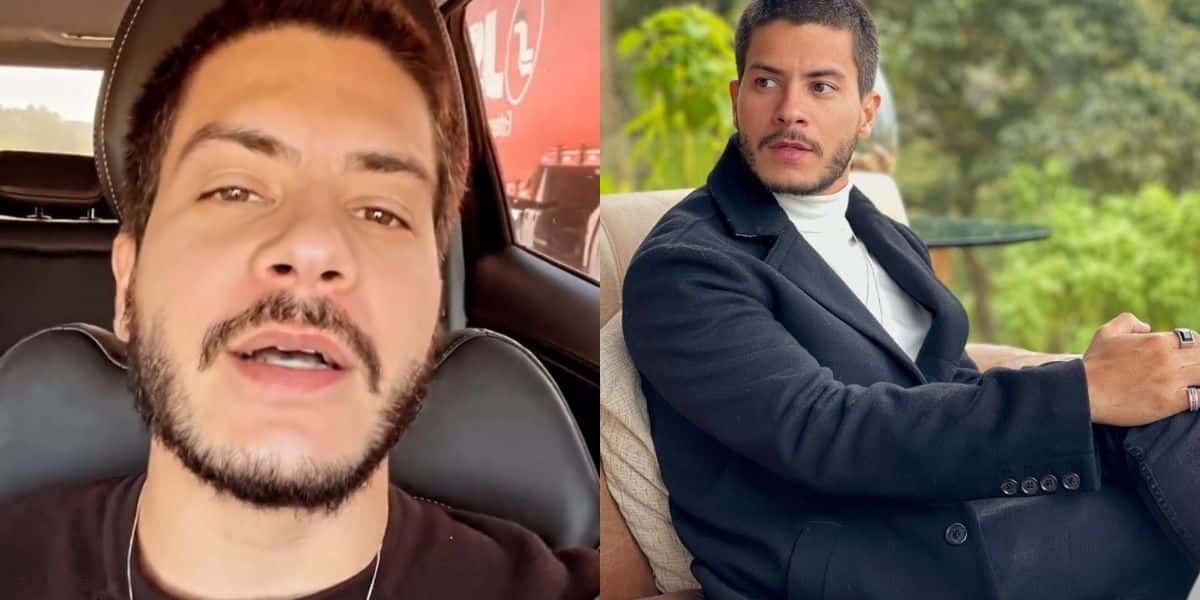 Arthur Aguiar desabafa após receber criticas por estar longe das redes