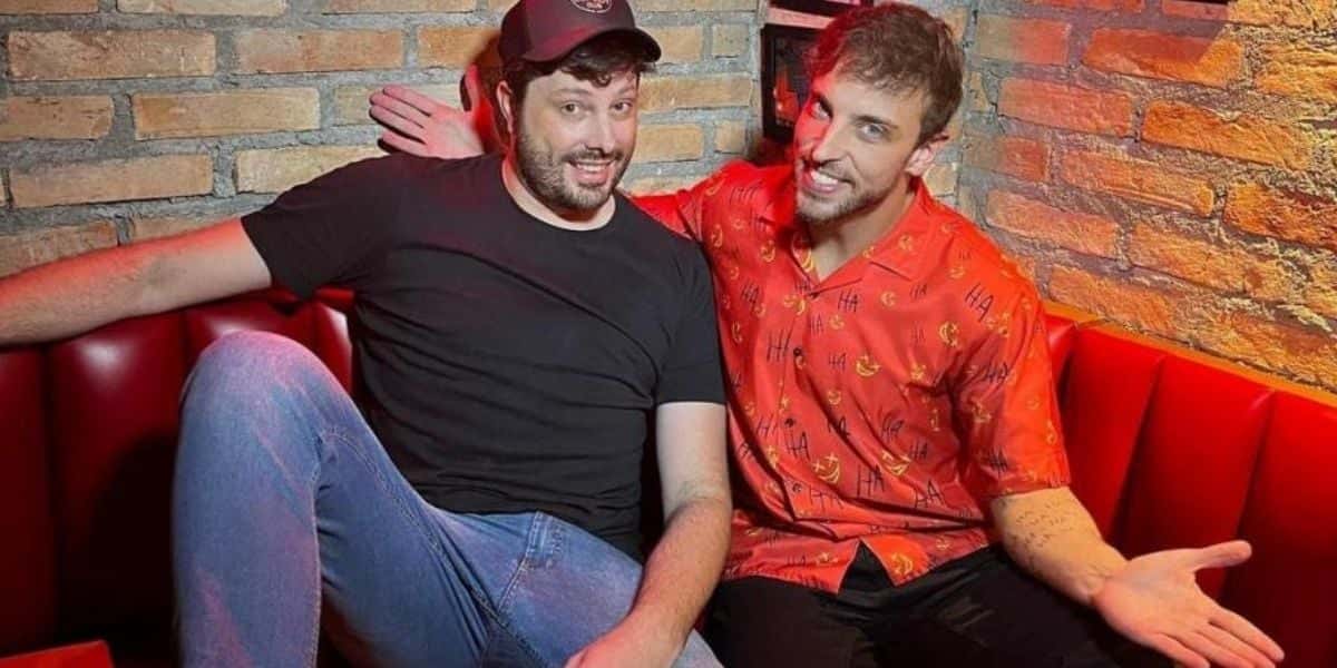 Danilo Gentili e Leo Lins